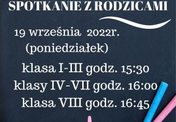 Spotkanie z rodzicami