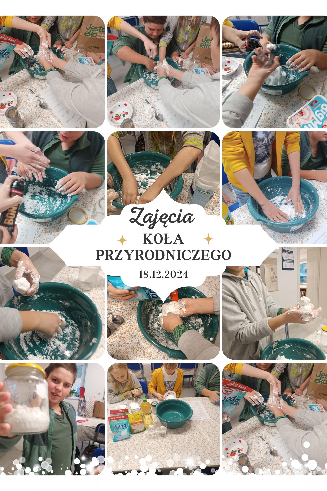 Grudniowe zajęcia koła przyrodniczego