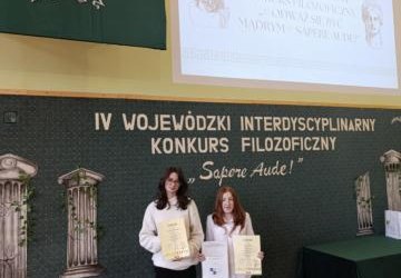 Nasze Uczennice laureatkami konkursu wojewódzkiego