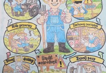 Uczniowie naszej szkoły przygotowali prace na XVI Ogólnopolski Konkurs Plastyczny dla Dzieci „Wioski bez troski” organizowany przez KRUS.